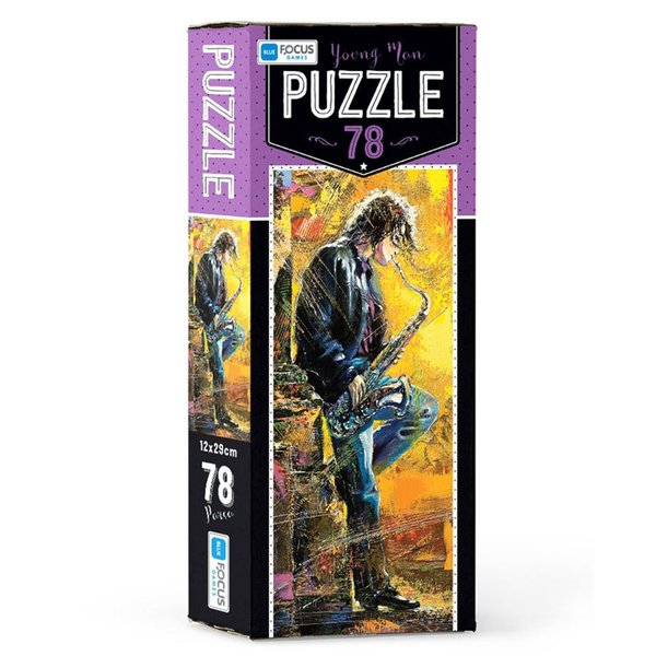 Blue Focus Young Man 78 Parça Puzzle BF229