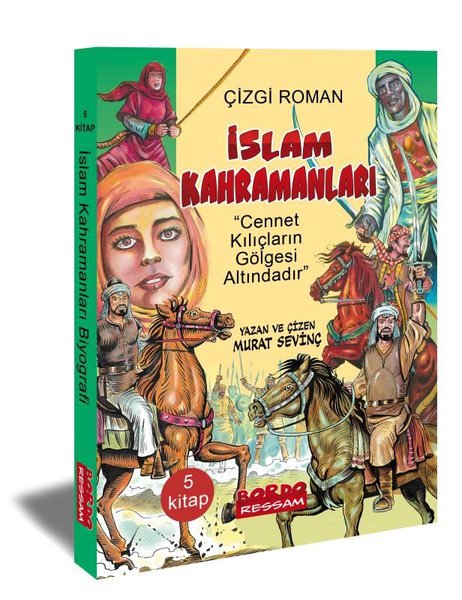 İslam Kahramanları Çizgi Roman Seti - 5 Kitap Takım