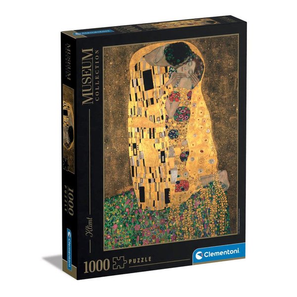 Clementoni 1000 Parça Museum Collection Yetişkin Puzzle - Klimt The Kiss 31442