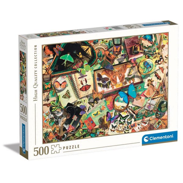 Clementoni 500 Parça High Quality Collection Yetişkin Puzzle - The Butterfly Collector 35125
