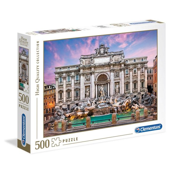 Clementoni 500 Parça High Quality Collection Yetişkin Puzzle - Trevi Fountain 35047