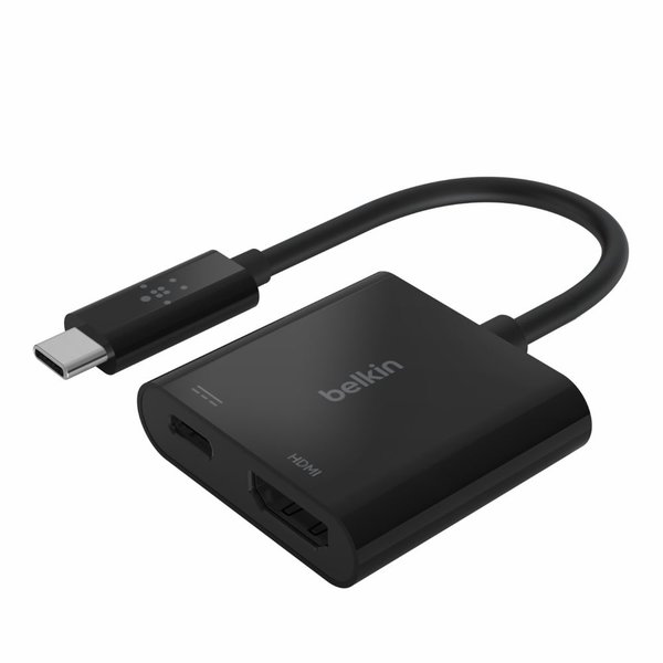 Belkin USB-C Şarj + HDMI Çoğaltıcı - Siyah
