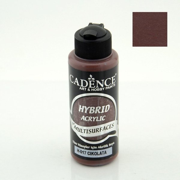 Cadence Hybrid Akrilik Multisurfaces H-017 Çikolata 120Ml