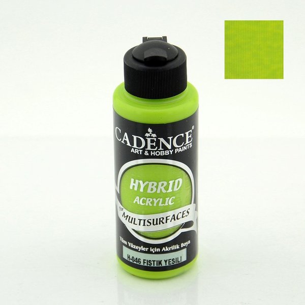 Cadence Hybrid Akrilik Multisurfaces H-046 Fıstık Yeşil 120Ml