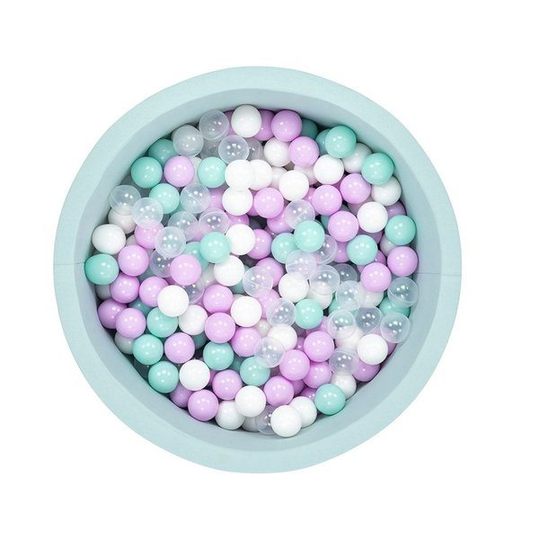 Wellgro Bubble Pops Jumbo Mint Top Havuzu - Lila/Beyaz/Seffaf/Mint Top