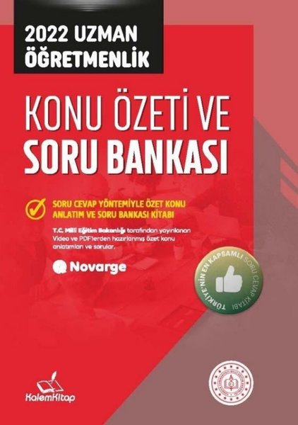 2022 Uzman Öğretmenlik Konu Özeti ve Soru Bankası