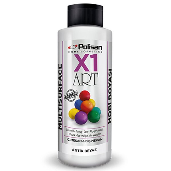 Polisan X1 Art Multisurface 120ml Mat Beyaz