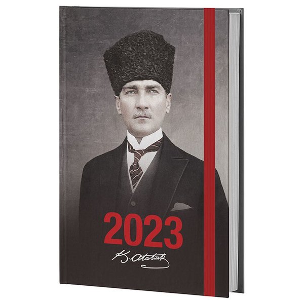 Halk Kalpaklı 2023 Atatürk Ciltli Ajanda