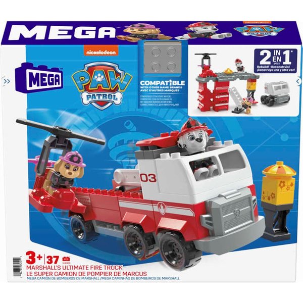 MEGA PAW Patrol Marshall'ın Büyük İtfaiye Aracı HHN05