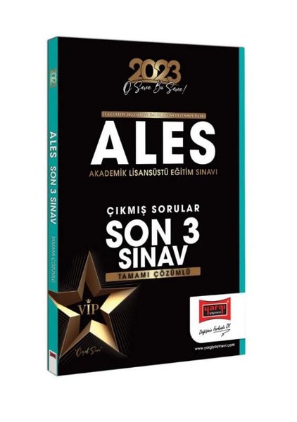 2023 ALES Tamamı Çözümlü Çıkmış Sınav Soruları Son 3 Sınav