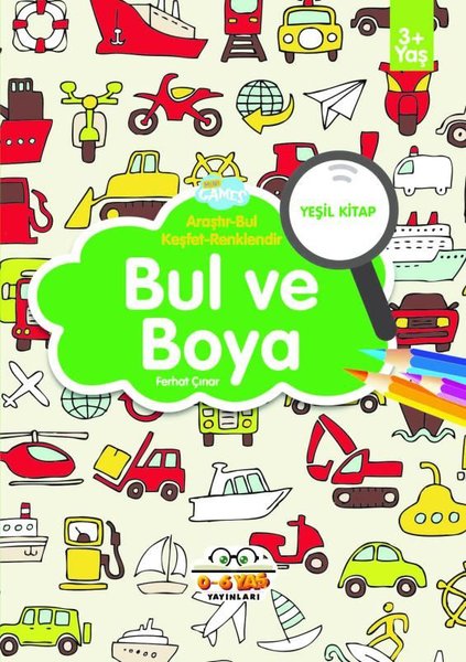 Bul ve Boya - Yeşil Kitap