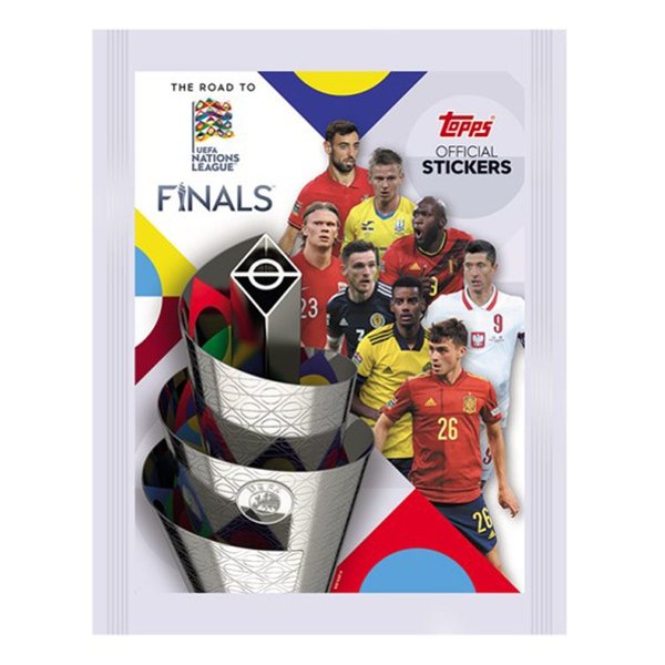 Topps UEFA 2022 Uluslar Ligi Final Yolu Sticker Koleksiyonu Paket