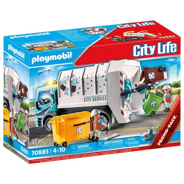 Playmobil Şehir Geri Dönüşüm Kamyonu 70885