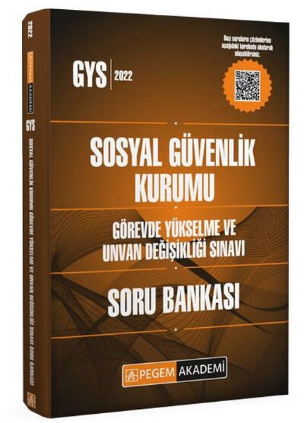 2022 Sosyal Güvenlik Kurumu Görevde Yükselme ve Unvan Değişikliği Sınavları Soru Bankası