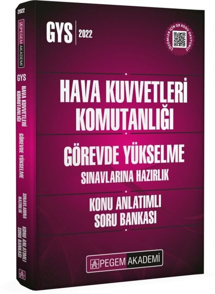 2022 Hava Kuvvetleri Komutanlığı Görevde Yükselme Sınavlarına Hazırlık Konu Anlatımlı Soru Bankası