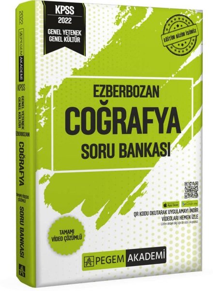 2022 KPSS Ezberbozan Genel Yetenek Genel Kültür Coğrafya Soru Bankası