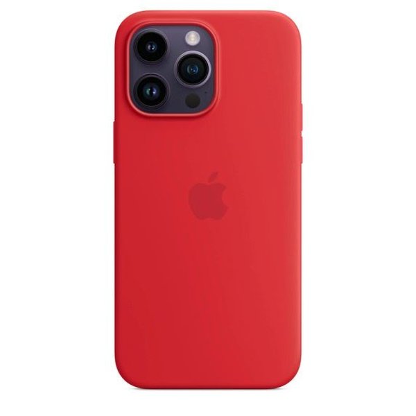 Apple iPhone 14 ProMax MagS Silikon Kılıf(Prod)RED