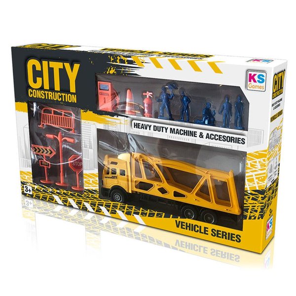 Ks Games City Construction Car Carrier Araç Seti 25910