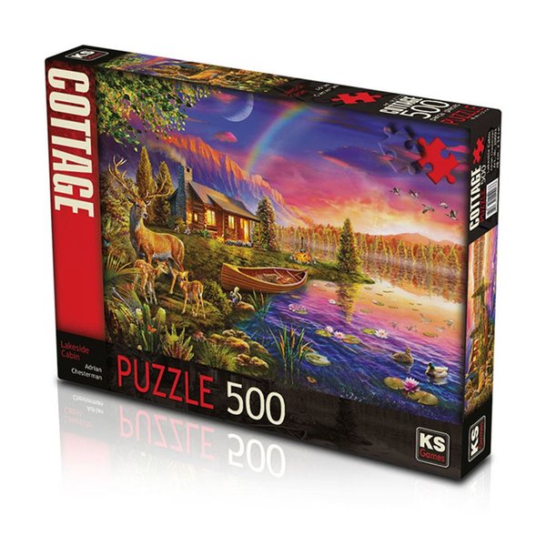 Ks Games Lakeside Cabin 500 Parça Puzzle 20003