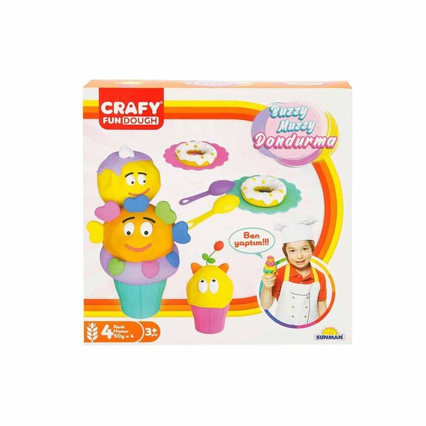 Crafy Buzzy Muzzy Dondurma Oyun Hamuru Seti 200 gr