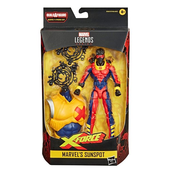 Hasbro Marvel Legends Series Marvels Sunspot (BAF Strong Guy)