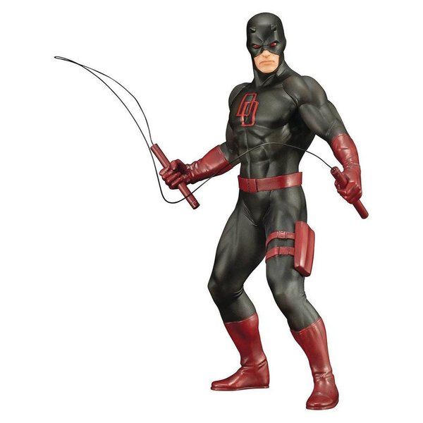 Marvel The Defenders Series Daredevil Black Suit ARTFX+ Heykel