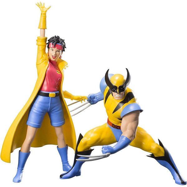 X-Men '92 Wolverine & Jubilee ARTFX+ İkili Heykel Seti