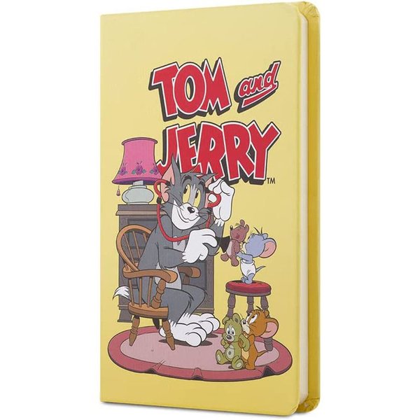 Tom And Jerry Sert Kapak Mini Defter Sarı 80 Yaprak 9 x 14 388357