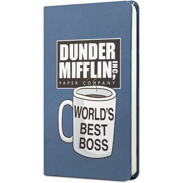 The Office Sert Kapak Mini Defter Worlds Best Boss Koyu Mavi 80 Yaprak 9x14 388340