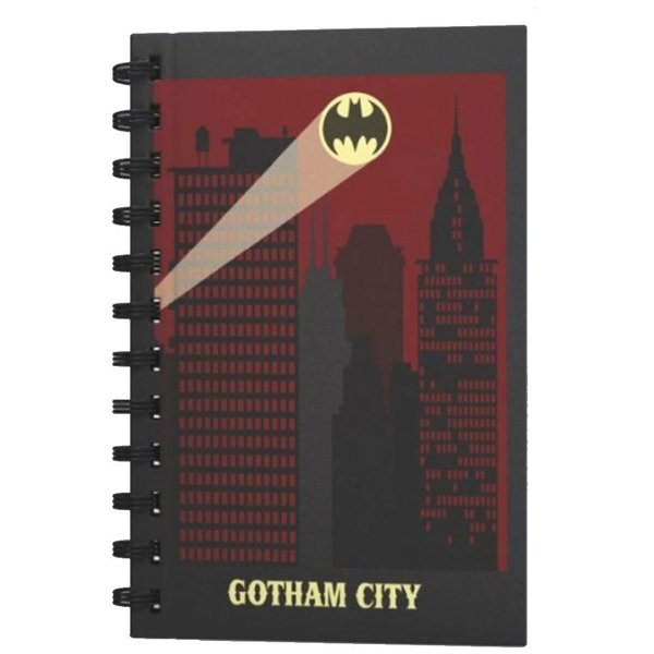 Batman Gotham City Spiralli Defter Siyah 80 Yaprak 17 x 24 DFT-388555