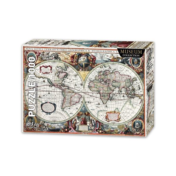 Star Game Dünya Haritası I 1000 Parça Puzzle 1100998