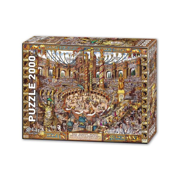 Star Game Erkekler ve Kadınlar Savaşı 2000 Parça Puzzle 1100981