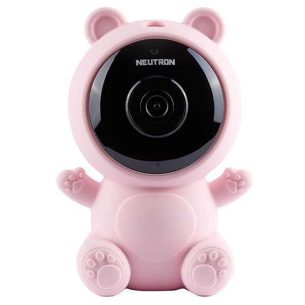 Neutron Ninni Söyleyen Gece Görüşlü Ip Bebek Izleme Kamerası Pembe - App İle Kontrol