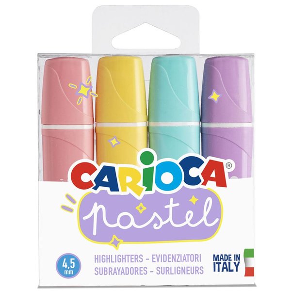 Carioca Pastel Renk İşaretleme Kalemi 4'lü 43167