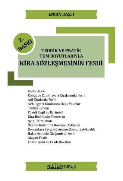 Kira Sözleşmesinin Feshi - Teorik ve Pratik Tüm...