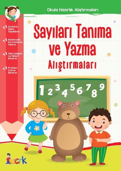 Sayıları Tanıma ve Yazma Alıştırmaları - Okula Hazırlık Alıştırmaları