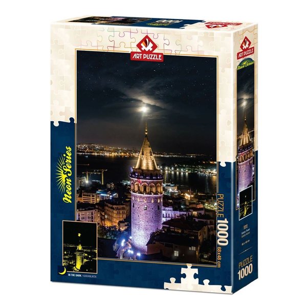 Art Puzzle Galata Kulesi 1000 Parça Neon Puzzle 5241
