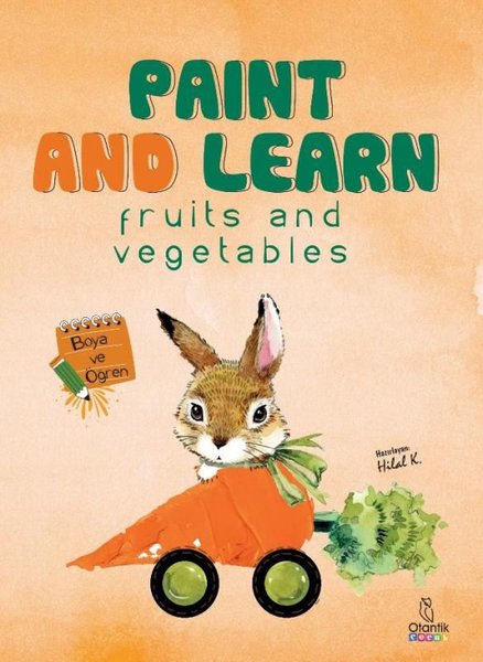 Paint and Learn: Fruits and Vegetables - Boya ve Öğren