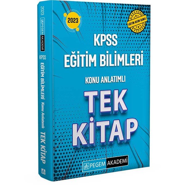 2023 KPSS Eğitim Bilimleri Konu Anlatımlı Tek Kitap