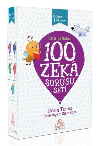 Kafa Patlatan 100 Zeka Sorusu Seti - 5 Kitap Takım