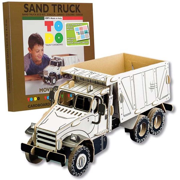 Todo Sand Truck 3D Boyanabilir Maket St6008