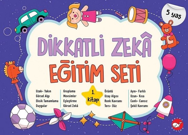 Dikkatli Zeka Eğitim Seti 5 Yaş - 1.Kitap