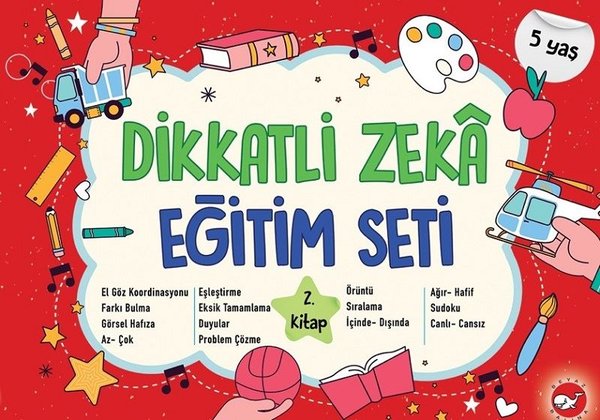 Dikkatli Zeka Eğitim Seti 5 Yaş - 2.Kitap