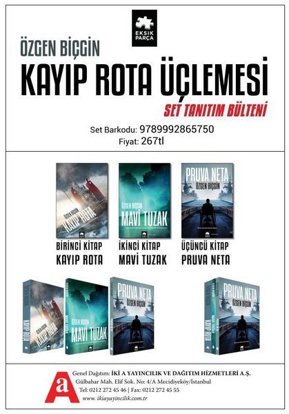 Kayıp Rota Üçlemesi Seti - 3 Kitap Takım