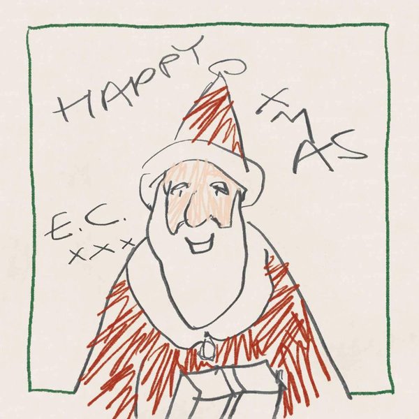 Eric Clapton Happy Xmas Plak