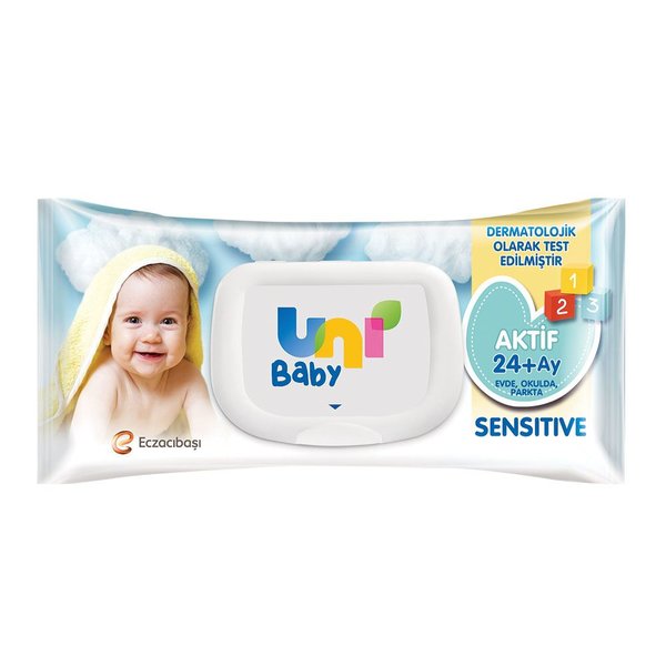Uni Baby Aktif Sensitive 1x90 Islak Mendil