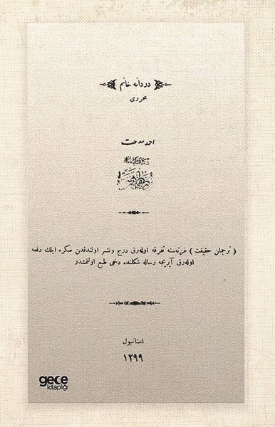 Dürdane Hanım - Osmanlıca