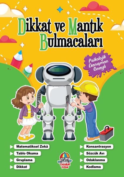 Dikkat ve Mantık Bulmacaları - Yeşil Kitap