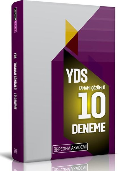 YDS Tamamı Çözümlü 10 Deneme