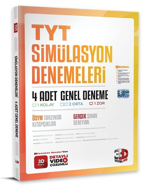 TYT 4'lü Simülasyon Genel Deneme